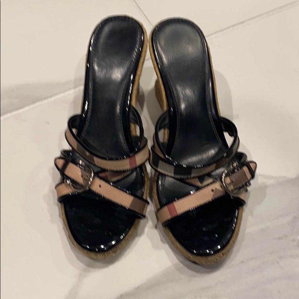 Burberry Espadrille Wedge Sandal-priced to sell! - Picture 2 of 4